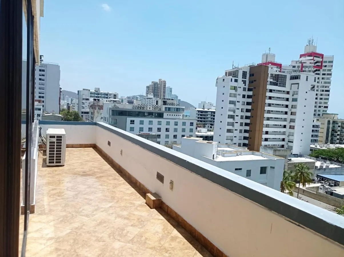 Acogedor apartamento con excelente vista al mar. Santa Marta